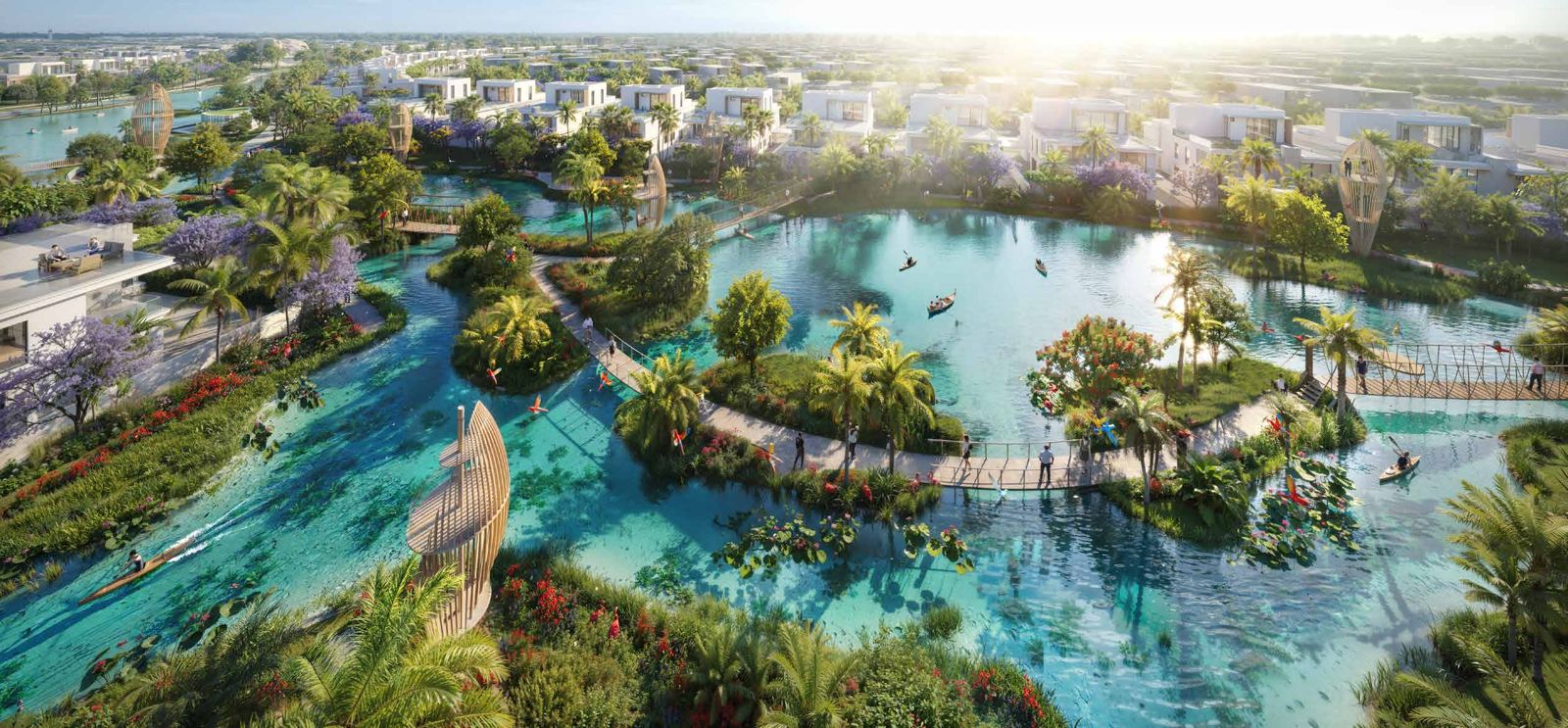 DAMAC Islands 2 aerial view