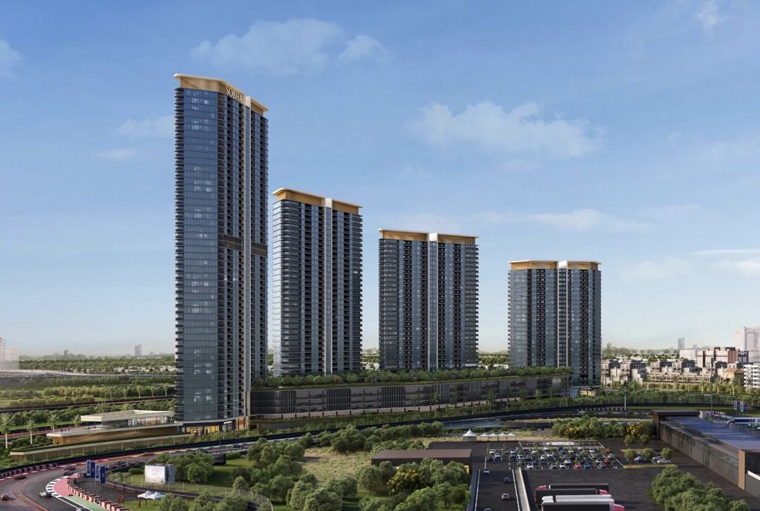 Residential towers in Dubai