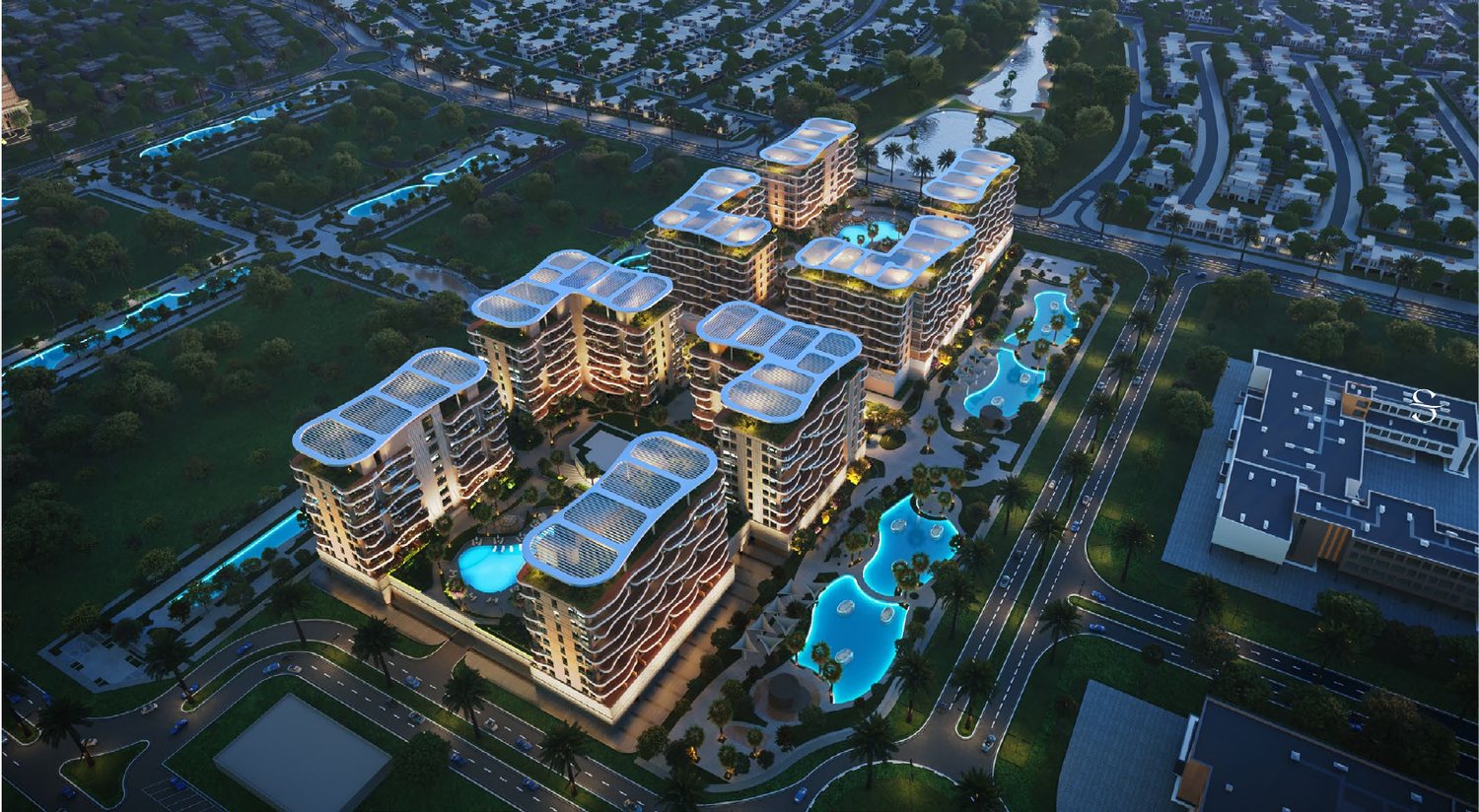 Aerial view of Sorrento (developer rendering)