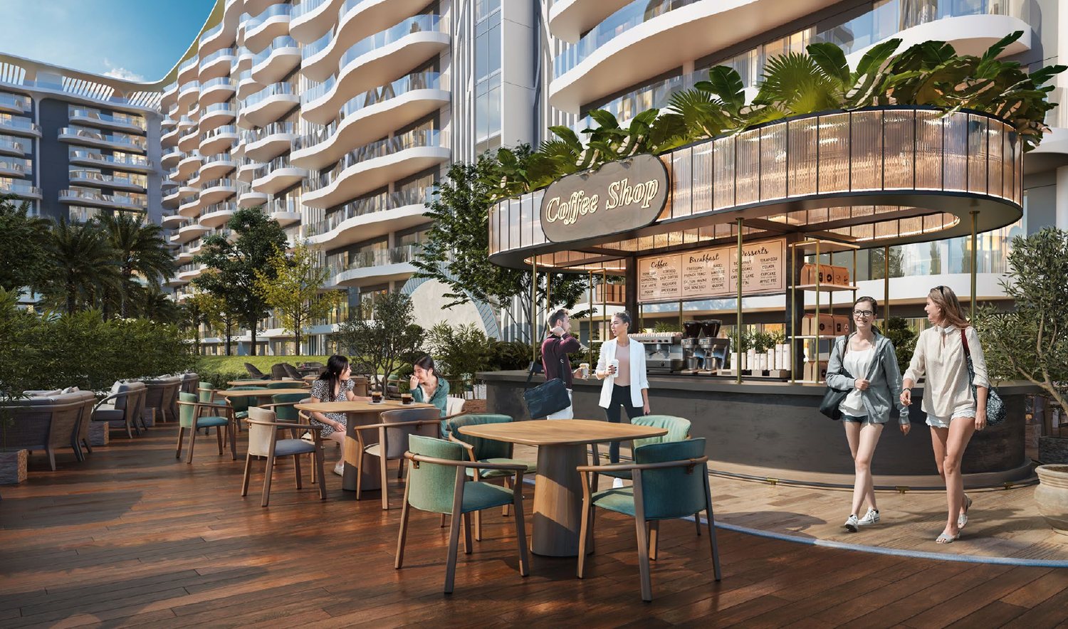 Coffee shop (developer rendering)